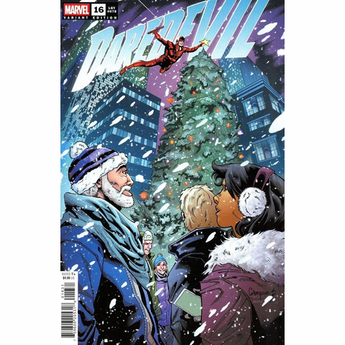 Daredevil # 16 (Winter Holiday Variant)