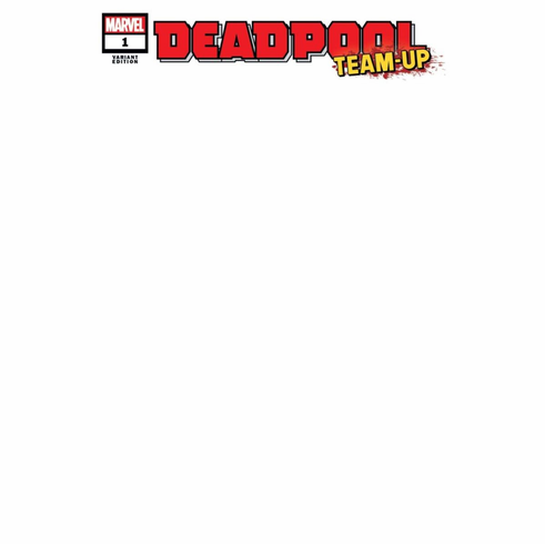 Deadpool Team-Up # 1 (Blank Variant)