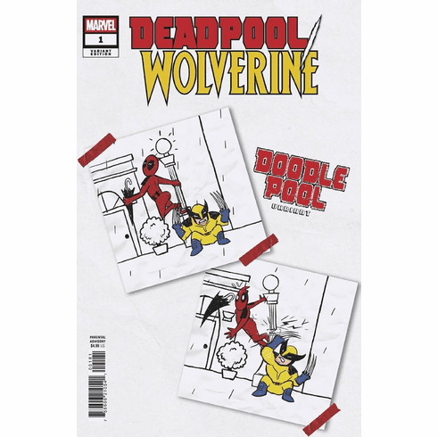 Deadpool / Wolverine # 1 (Doodlepool Variant)