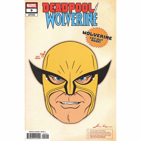Deadpool / Wolverine # 9 (Retro Halloween Mask Variant)
