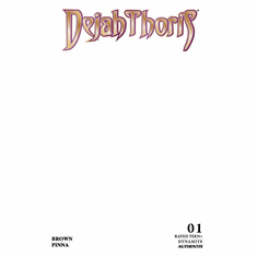 Dejah Thoris # 1 (Blank Authentix Variant)