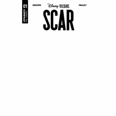 Disney Villains: Scar # 1 (Blank Authentix Variant)