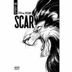 Disney Villains: Scar # 1 (Incentive Black & White Variant)
