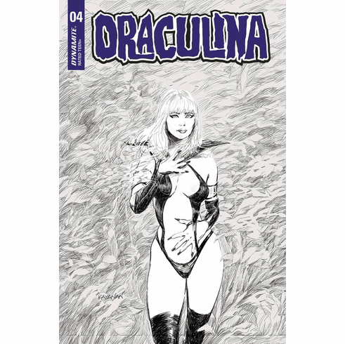 Draculina # 4 (Incentive Black & White Variant)