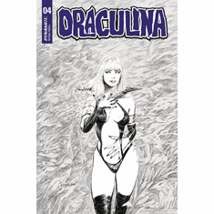 Draculina # 4 (Incentive Black & White Variant)