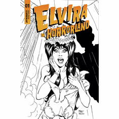 Elvira: In Horrorland # 1 (Incentive B&W Variant)