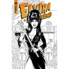 Elvira: In Horrorland # 2 (Incentive B&W Variant)