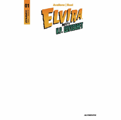 Elvira: Meets H.P. Lovecraft # 1 (Blank Variant)