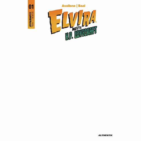Elvira: Meets H.P. Lovecraft # 1 (Blank Variant)
