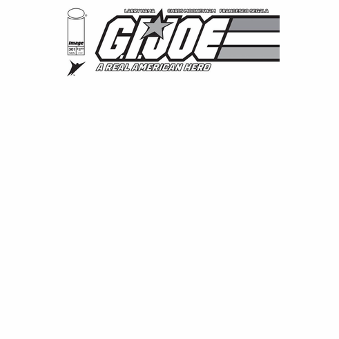 G.I. Joe: A Real American Hero # 1 (Blank Variant)