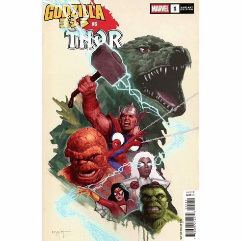 Godzilla Vs. Thor # 1 (Marvel Universe Variant)