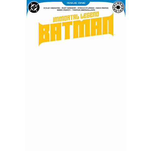 Immortal Legend: Batman # 1 (Blank Variant)