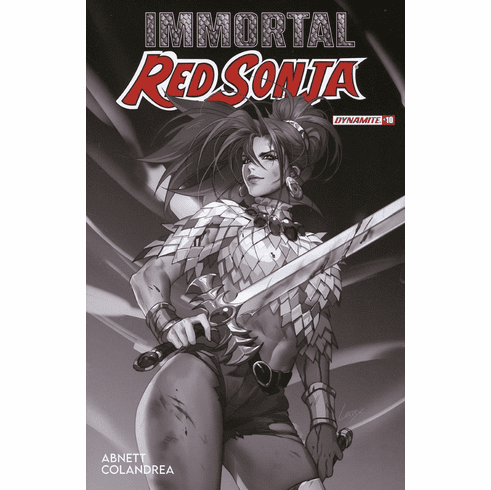 Immortal Red Sonja # 10 (Incentive Black & White Variant)