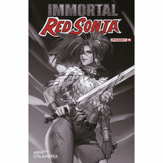 Immortal Red Sonja # 10 (Incentive Black & White Variant)