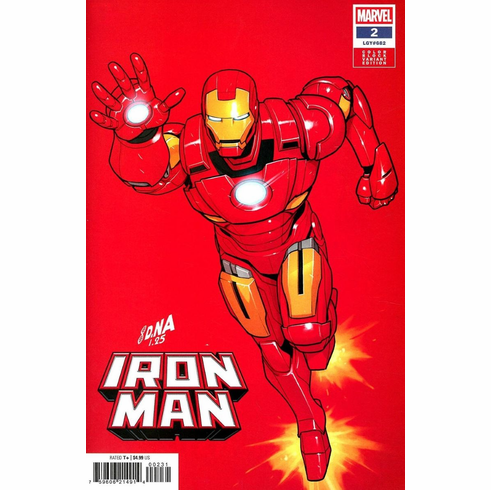 Iron Man # 2 (Color Block Red Variant)