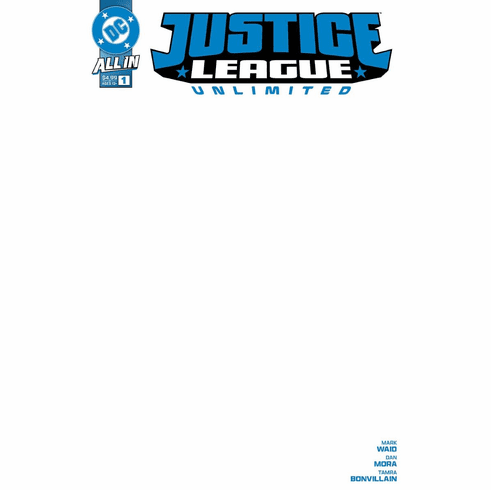 Justice League: Unlimited # 1 (Blank Variant)