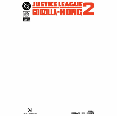 Justice League Vs. Godzilla Vs. Kong 2 # 1 (Blank Variant)