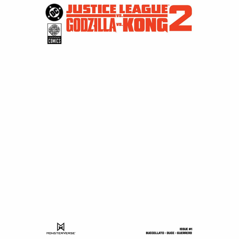Justice League Vs. Godzilla Vs. Kong 2 # 1 (Blank Variant)