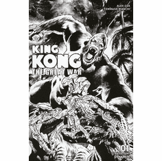 King Kong: The Great War # 1 (Incentive B&W Variant)