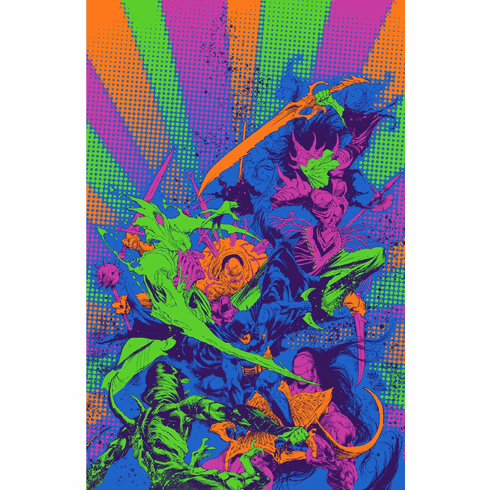 Knight Terrors # 3 (Darkest Hour Neon Variant)