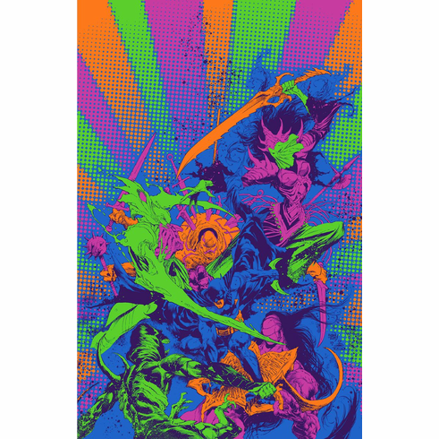 Knight Terrors # 3 (Darkest Hour Neon Variant)