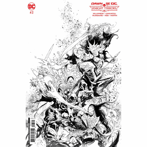 Knight Terrors # 3 (Incentive B&W Variant)