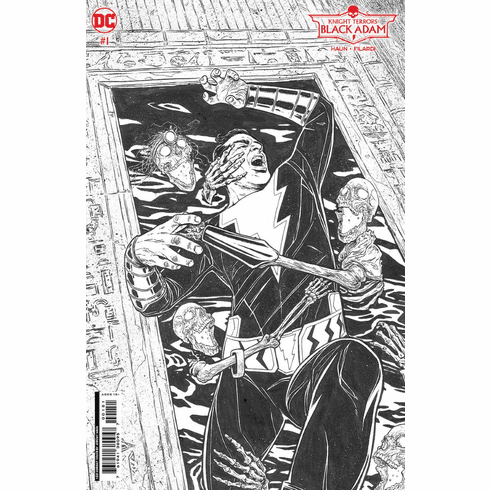 Knight Terrors: Black Adam # 1 (Incentive B&W Variant)