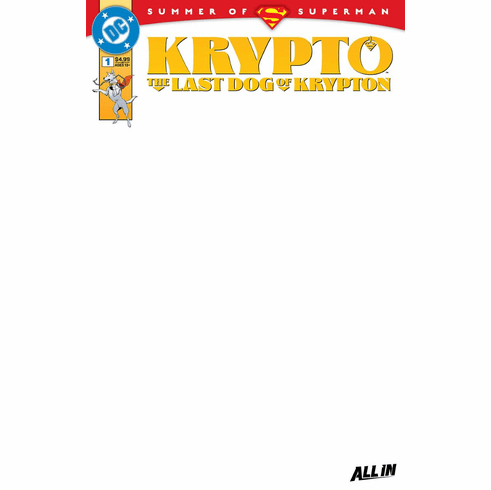 Krypto: The Last Dog Of Krypton # 1 (Blank Variant)