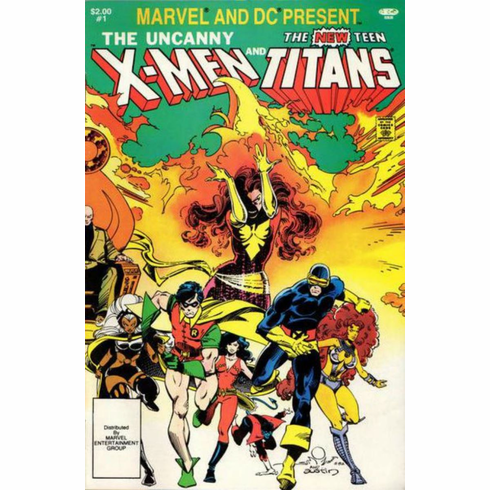 Marvel And DC Presents: The Uncanny X-Men And The New Teen Titans # 1