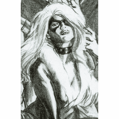 Mary Jane & Black Cat # 4 (Incentive Timeless Virgin Sketch Variant)