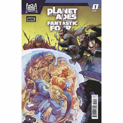 Planet Of The Apes Versus Fantastic Four # 1 (Incentive Variant)