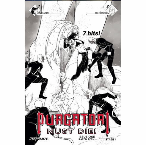 Purgatori: Must Die! # 1 (Incentive B&W Variant)