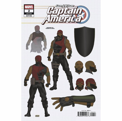 Sam Wilson: Captain America # 2 (Incentive Design Variant)