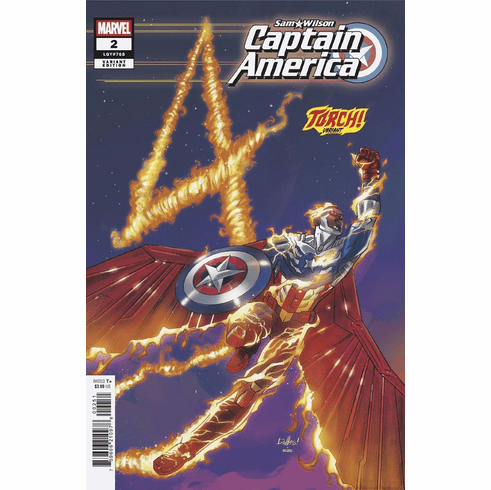 Sam Wilson: Captain America # 2 (Torch Variant)