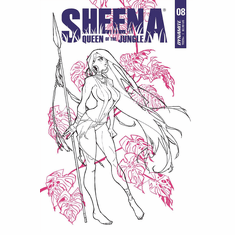 Sheena: Queen Of The Jungle # 8 (Incentive Black & White Variant)