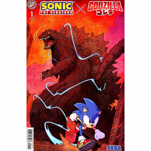 Sonic The Hedgehog X Godzilla # 1