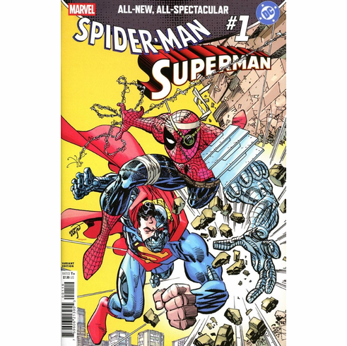 Spider-Man / Superman # 1 (Cyborg Spider-Man & Cyborg-Superman Variant)