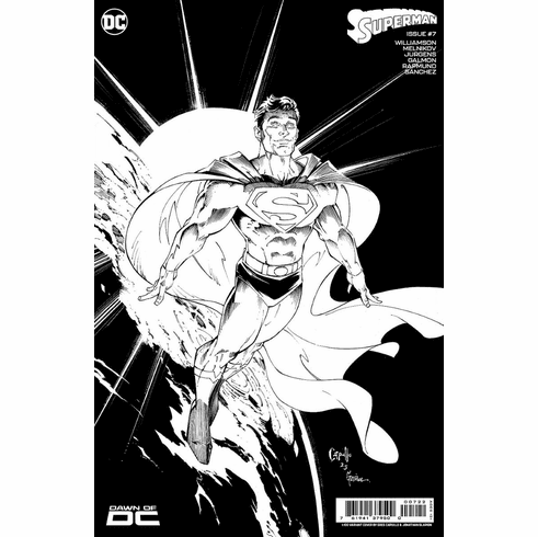 Superman # 7 / 850 (Incentive B&W Variant)