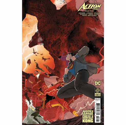 Superman Action Comics # 1057 (Justice League Vs. Godzilla Vs. King Kong Connecting Variant)
