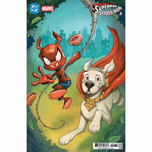 Superman / Spider-Man # 1 (Krypto & Spider-Ham Variant)