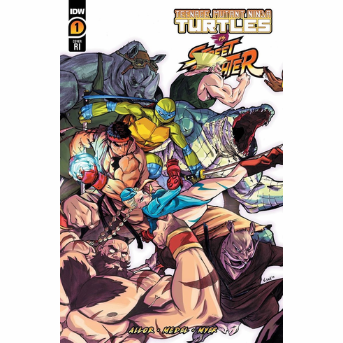 Teenage Mutant Ninja Turtles Vs. Street Fighter # 1 (Incentive Variant)