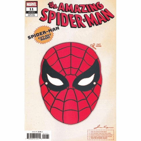 The Amazing Spider-Man # 11 / 975 (Retro Halloween Mask Variant)