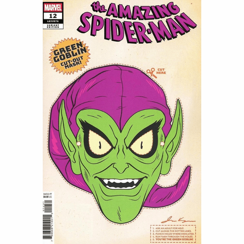 The Amazing Spider-Man # 12 (Retro Halloween Mask Variant)