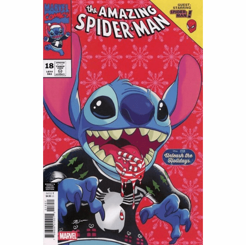 The Amazing Spider-Man # 18 (Disney / Marvel Unleash The Holidays Variant)
