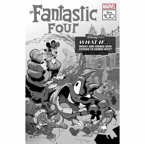 The Amazing Spider-Man # 19 (Incentive B&W Disney 100th Anniversary Variant)