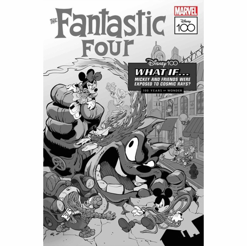 The Amazing Spider-Man # 19 (Incentive B&W Disney 100th Anniversary Variant)