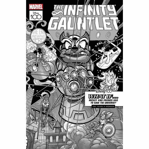 The Amazing Spider-Man # 23 (Incentive Disney 100th Anniversary B&W Variant)