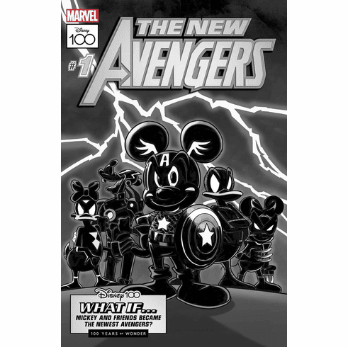 The Amazing Spider-Man # 25 (Incentive Disney 100th Anniversary B&W  Variant)