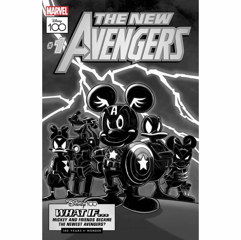 The Amazing Spider-Man # 25 (Incentive Disney 100th Anniversary B&W  Variant)
