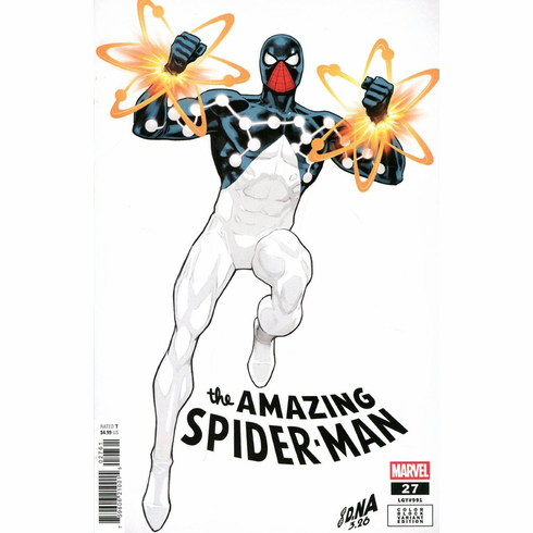The Amazing Spider-Man # 27 (Color Block White Variant)